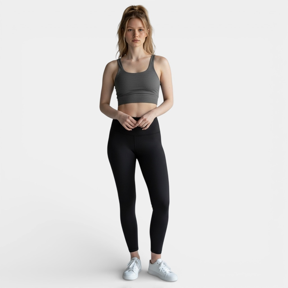 NIKE Sports Bra Women Size XS Gray Athletic Gym Training Yoga